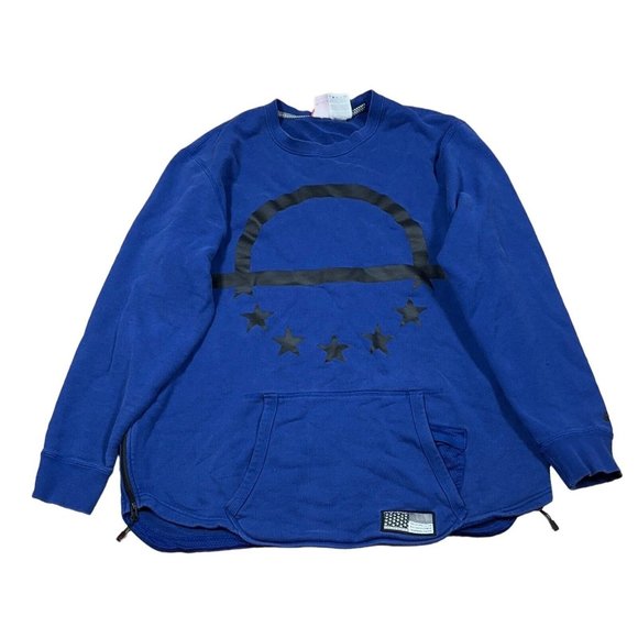 Nike Air Pivot V3 Sweatshirt Men's 2XL Blue Pullover Red Tag w Side Zipper - Picture 1 of 7